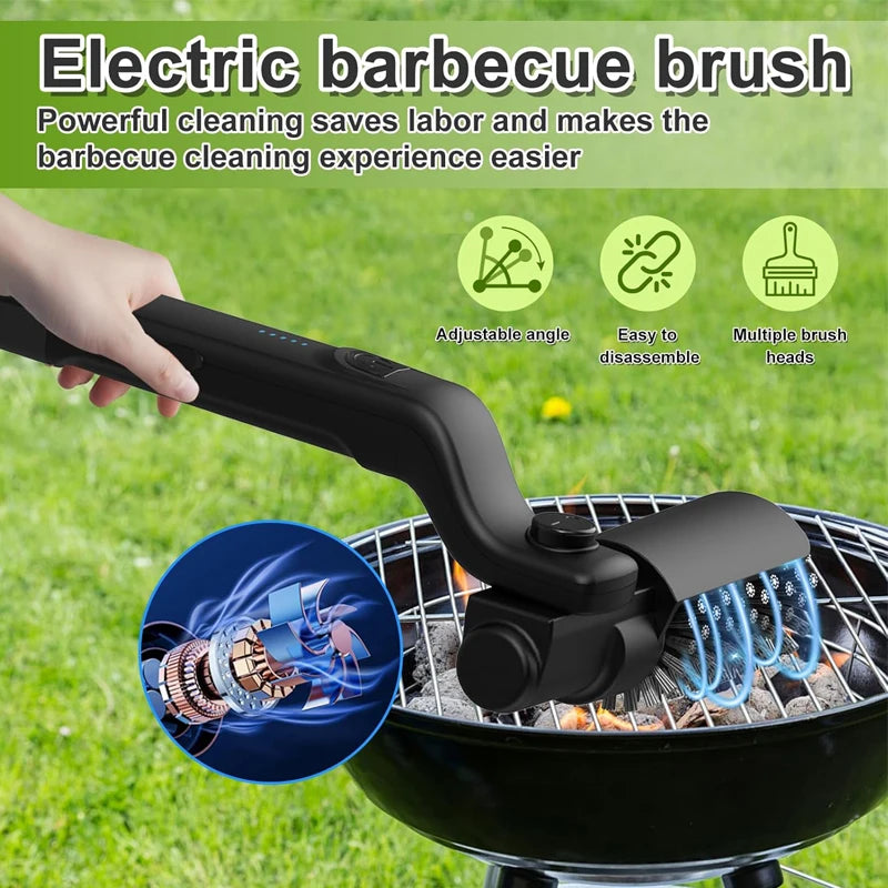 Every Dad Loves A Clean BBQ The Electric BBQ Brush That Does The Hard Work For You