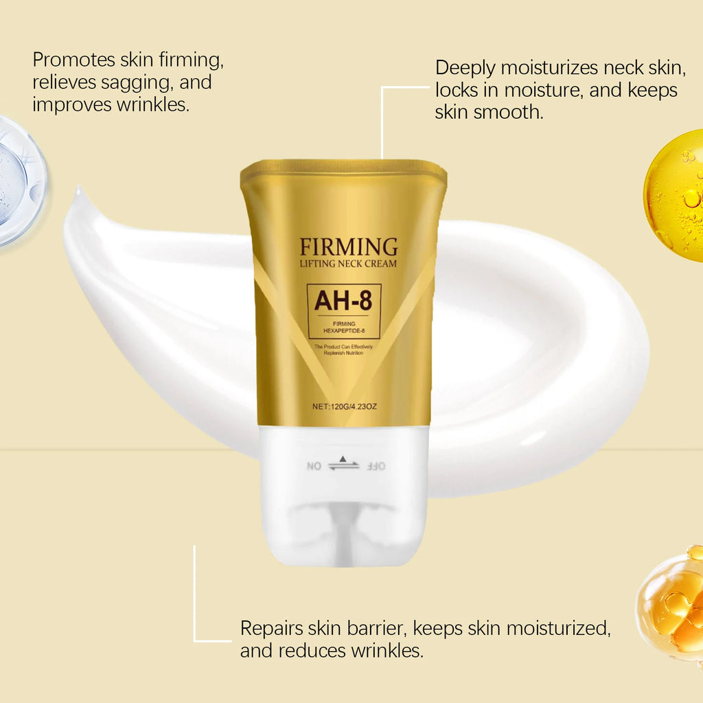 Hexapeptide 8 Roller Neck Cream Firming Lifting Massager Ceramide Moisturizing Tightening Skin Care Body Lotion For Women