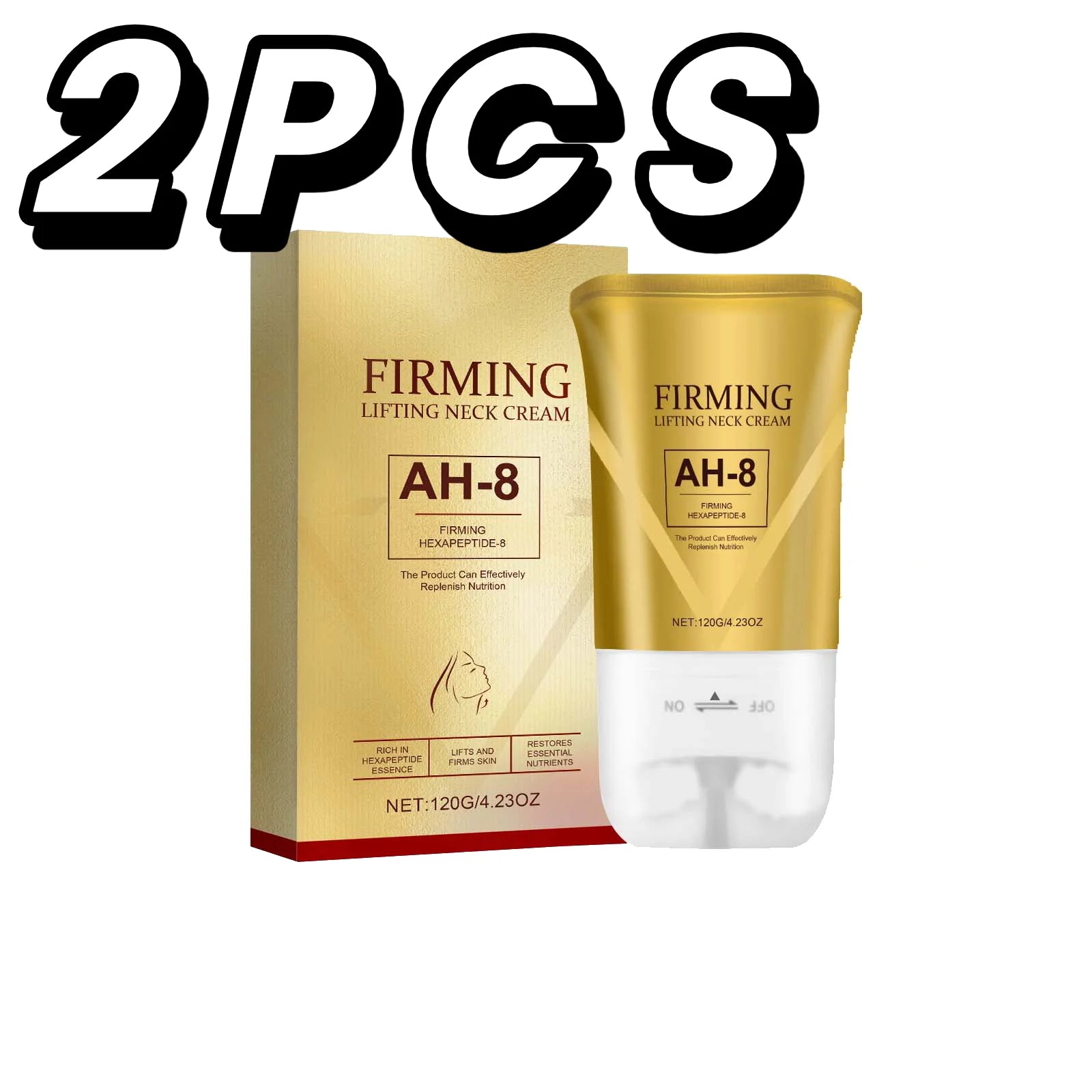 Hexapeptide 8 Roller Neck Cream Firming Lifting Massager Ceramide Moisturizing Tightening Skin Care Body Lotion For Women
