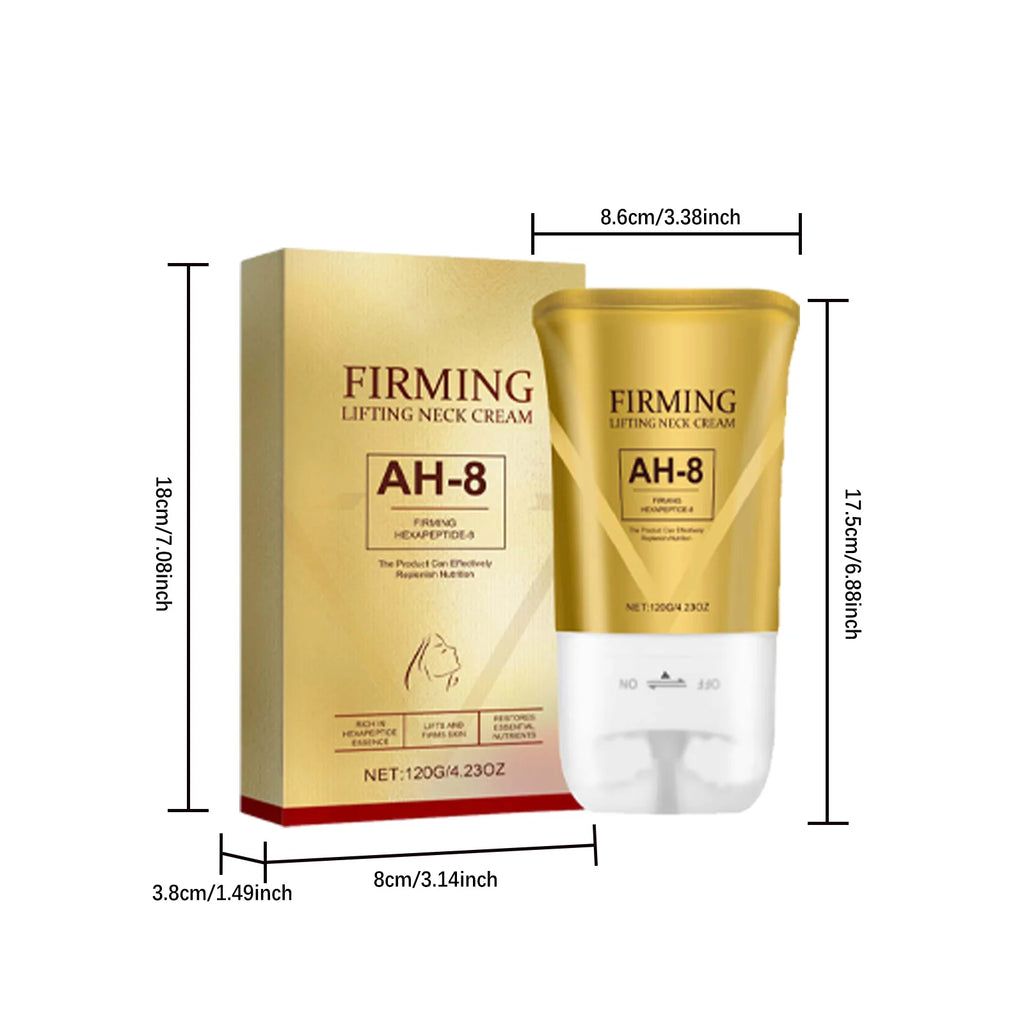 Hexapeptide 8 Roller Neck Cream Firming Lifting Massager Ceramide Moisturizing Tightening Skin Care Body Lotion For Women